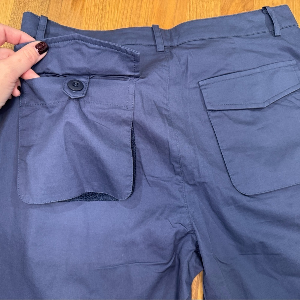 UNKNWN Tech Jogger Snap Side Pants | Navy Blue | Size Small - Picture 10 of 10